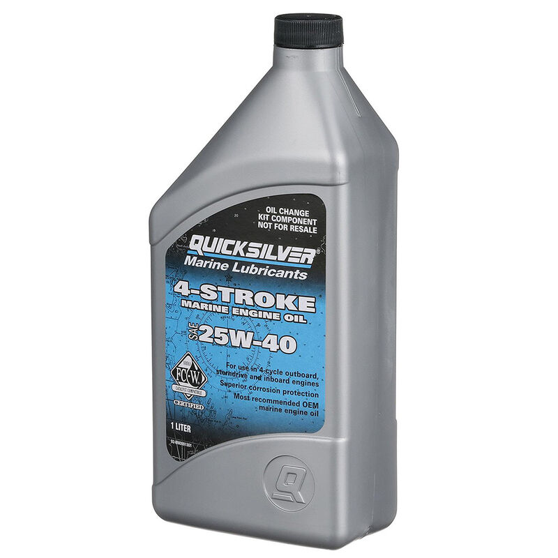 Quicksilver Oil Change Kit, 25W-40, Mercury/Mariner 40/50/60 HP Engines image number 2