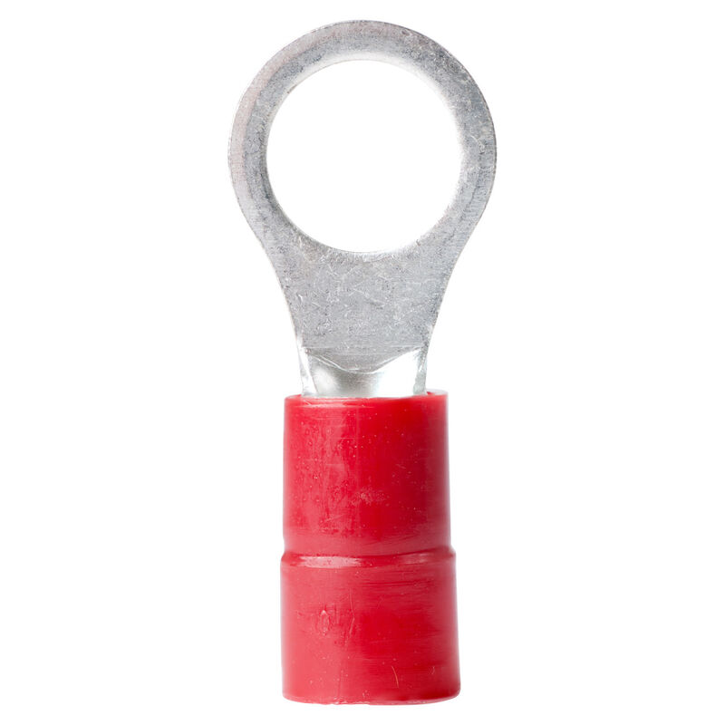 Ancor Nylon Ring Terminals, 8 AWG, 3/8" Screw, 2-Pk. image number 1