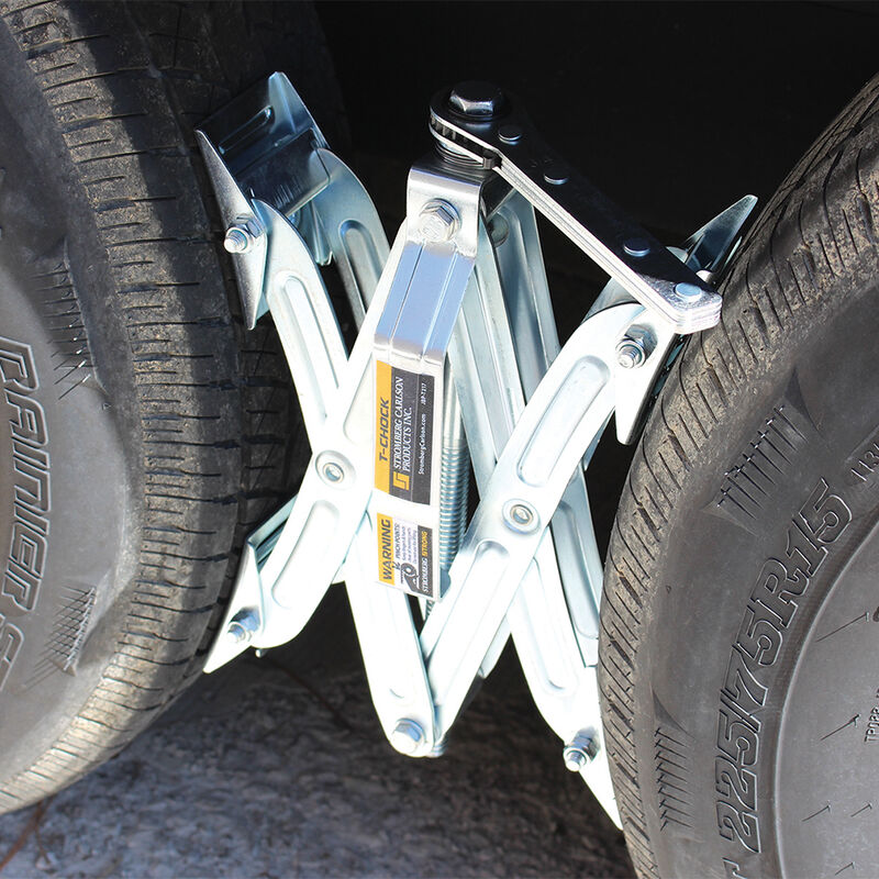 Stromberg Carlson Tandem Axle T-Chock, Single Pack with Wrench image number 2