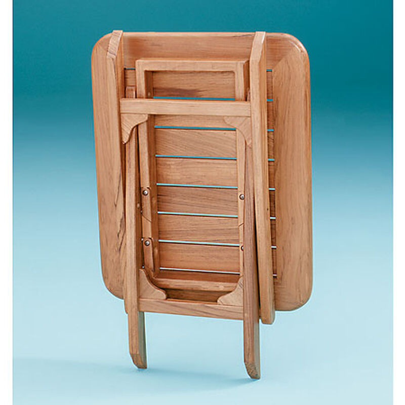 Whitecap Teak Small Adjustable Slat Top Table image number 2