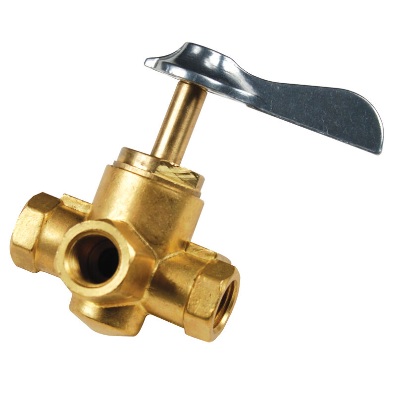 Whitecap 3-Way Shut Off Valve with Detent image number 1