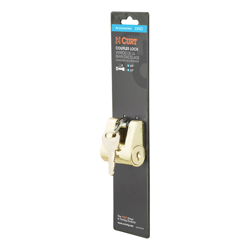 CURT Coupler Lock, 1/4" Pin image number 1