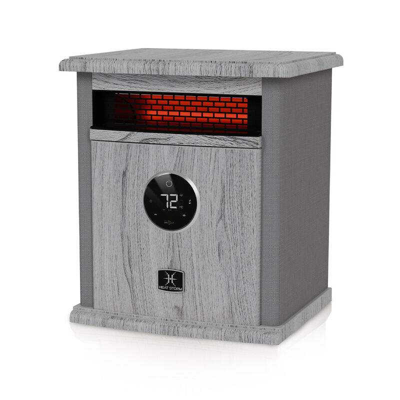 Heat Storm A-1500-ILODG 1500-Watt Deluxe Signature Design Cabinet Heater, Gray image number 1