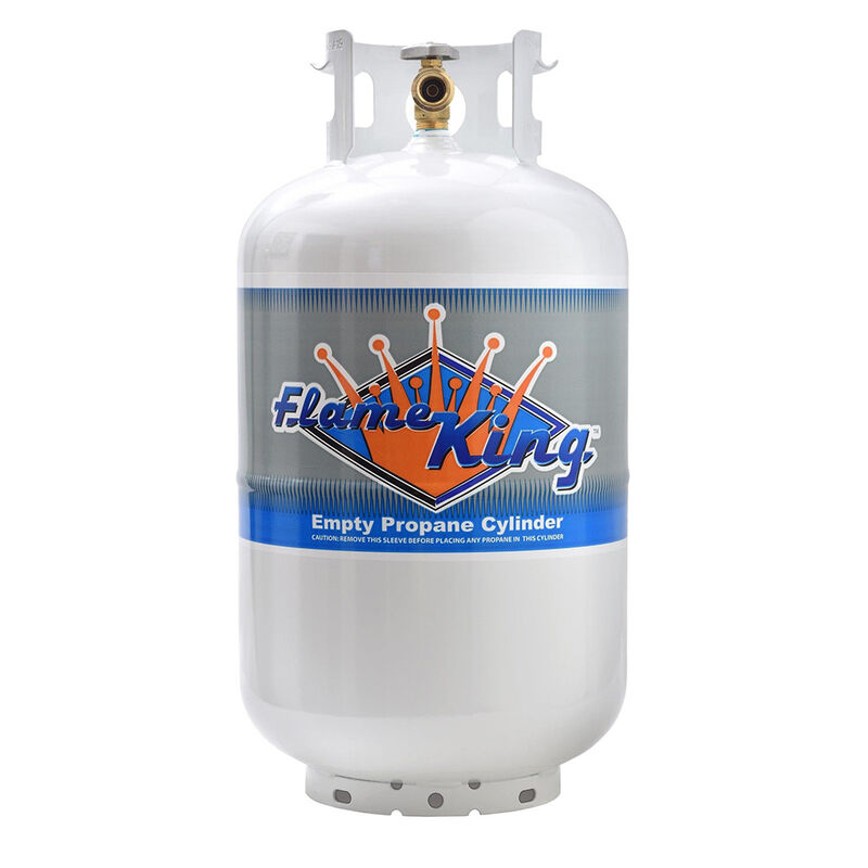 Flame King 30-lb. Empty Propane Cylinder with OPD image number 1
