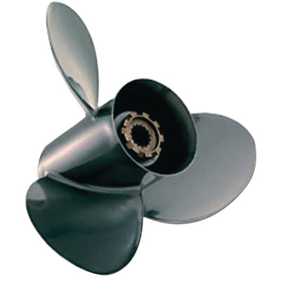 Quicksilver Black Diamond 3-Blade Prop w/Hub / Aluminum 10.125 dia x 15 pitch RH