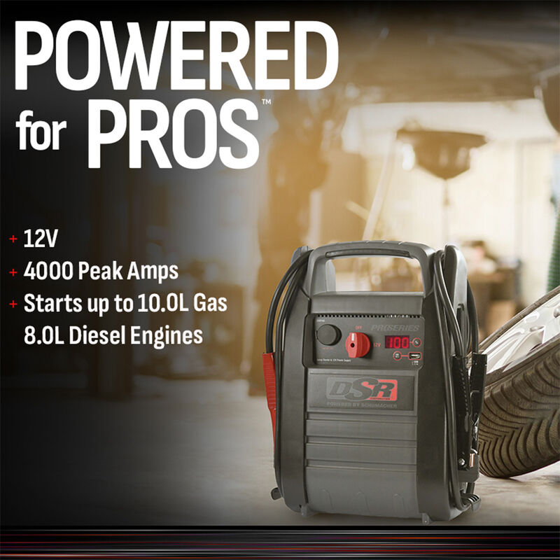 Schumacher DSR165 ProSeries 2200A 12V Jump Starter and Portable Power Station image number 2