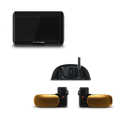 Furrion Vision S&reg; RV 3-Camera System with Sharkfin Rear Camera - 7" Monitor #FOS07TAEN