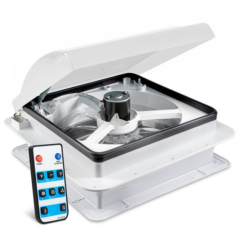  14" 6-Speed Roof Vent Fan, White image number 1