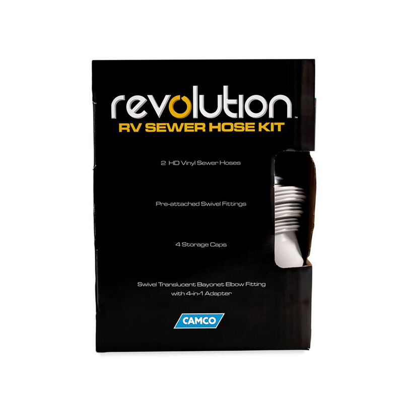 Camco Revolution 360 20' HD Sewer Hose Kit image number 2