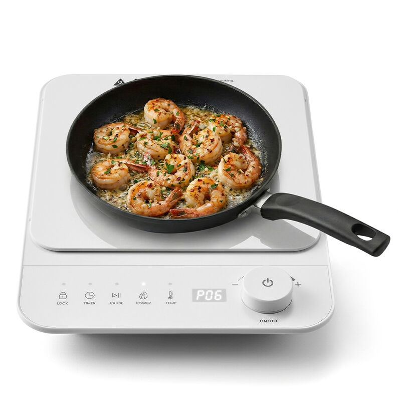 Elite Gourmet SlimStore Induction Cooktop, White image number 1