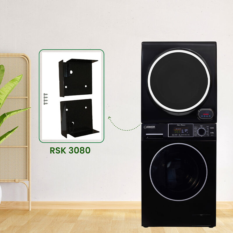 Equator Premium Stackable 15-lb. Washer + 3.5 cu.ft. Vented Digi Dryer, 110V, Black image number 15