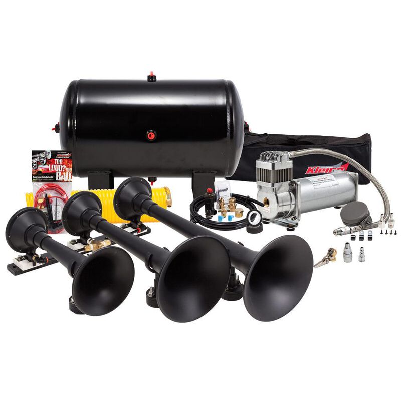 Complete Universal Triple Train Horn Kit image number 1