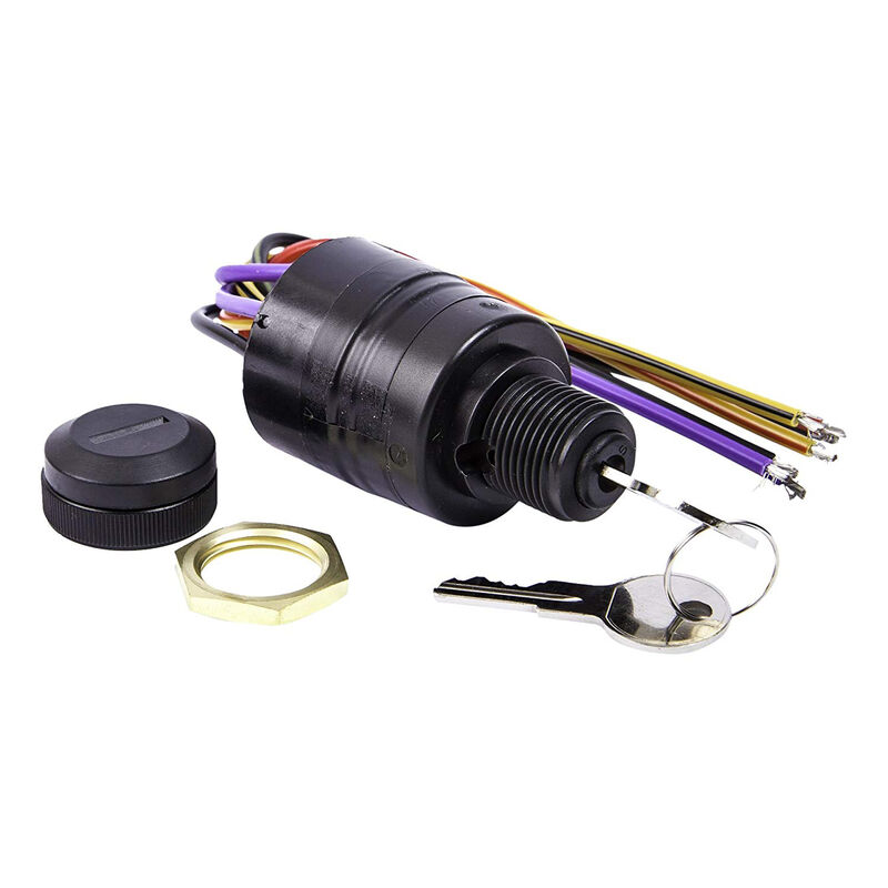 Sierra 4-Position Ignition Switch, Part #MP39710-1 image number 1