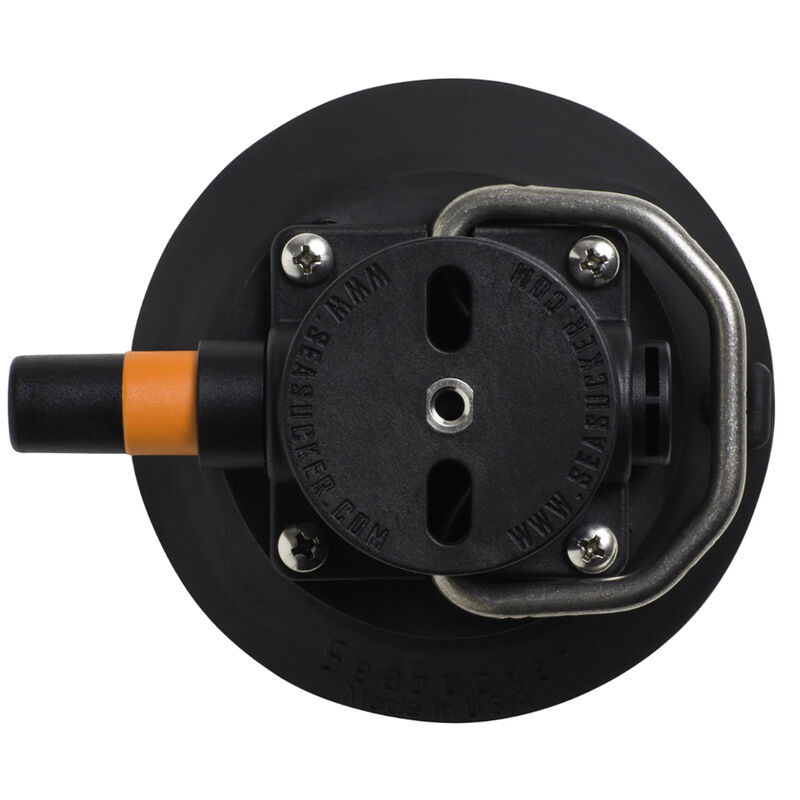 SeaSucker 4.5" Vacuum Mount with Stainless Steel Flat-Top D-Ring image number 2