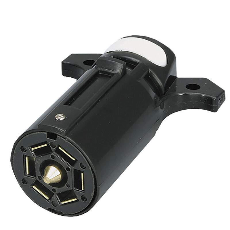 Bargman Trailer Wiring Connector, Trailer Side; 7-Way Plastic image number 1