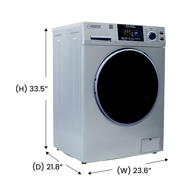 Equator Combo Washer Dryer, Vented-Dry, Silver image number 2