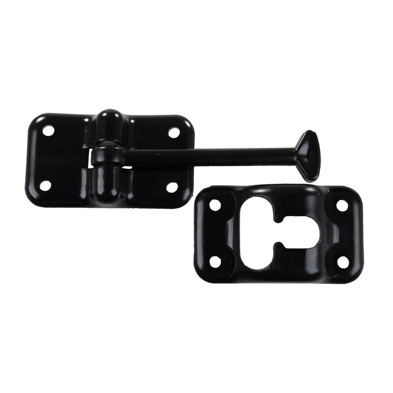 JR Products 3.5" T-Style Door Holder, Black image number 1