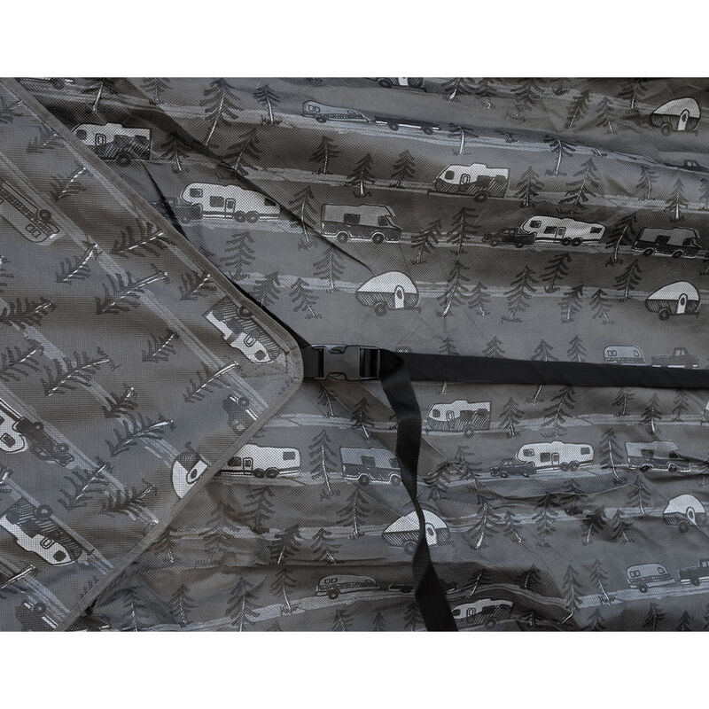 Camco Premium RV Cover, Travel Trailer, 24 to 26-Feet, RV Pattern Design image number 4