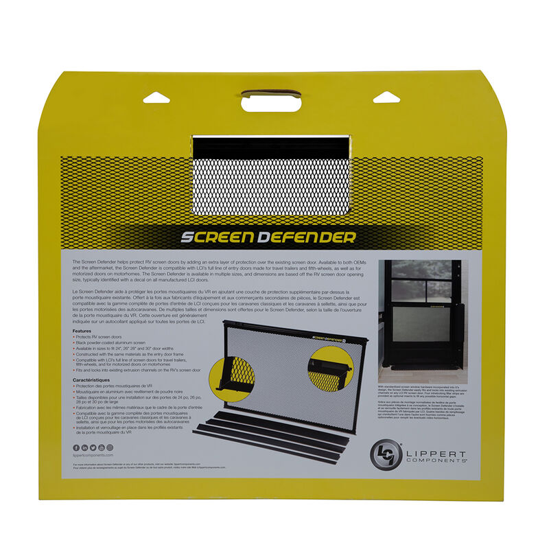 Lippert Screen Defender Entry Door Screen Protector, 20.5"W Fits 24"W Door image number 6