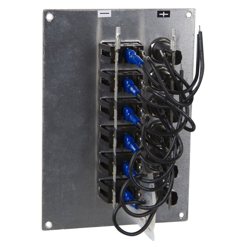 Whitecap 6-Gang Rocker Switch Panel image number 2