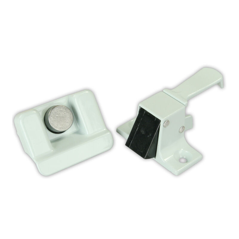 JR Products Coleman Entry Door Latch, White image number 1