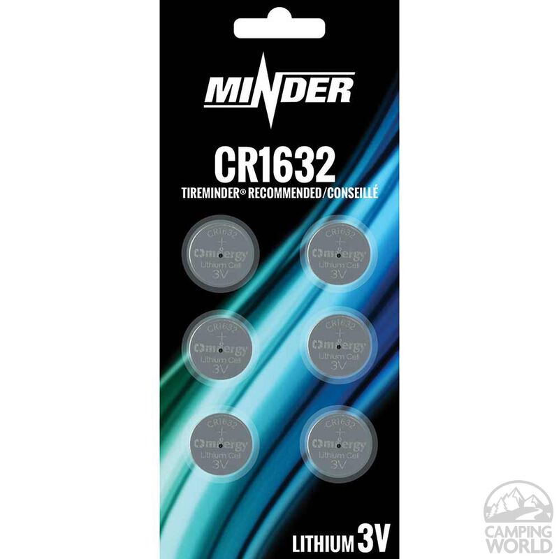 3 Volt TireMinder CR1632 Batteries, 6 pack image number 2