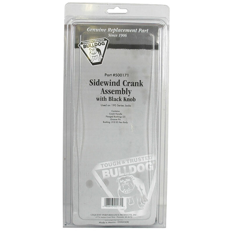 Bulldog Trailer Jack Accessory, Sidewind Crank Assembly for 190's image number 5