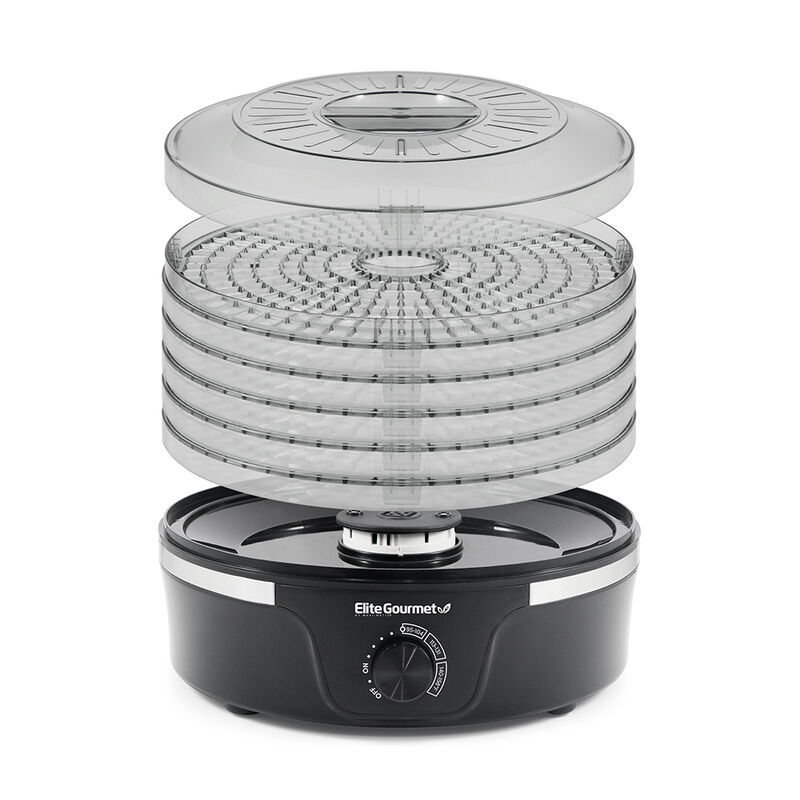  Elite Gourmet 5-Tier Food Dehydrator, Transparent image number 7