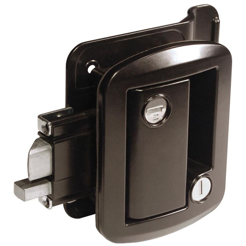 Global Classic Pro Trailer Lock, Black image number 1