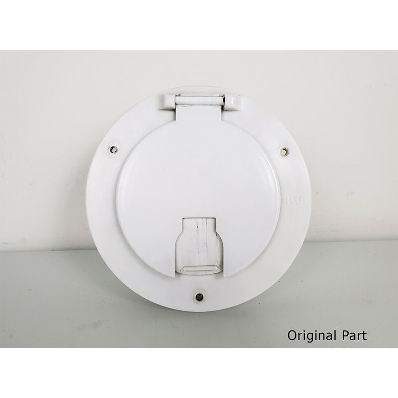 ICON Technologies Plug Conversion Trim for 30A Inlet Style, Polar White image number 2