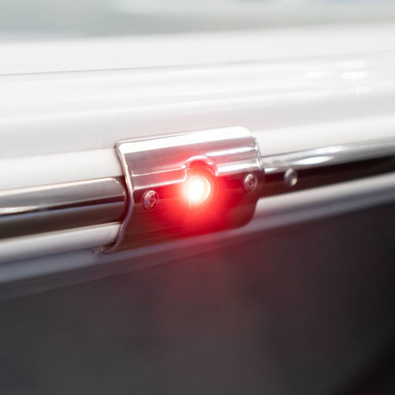 TACO Marine F38-6602-1 Rub Rail-Mounted LED Navigation Light Set 3-3/8" image number 9