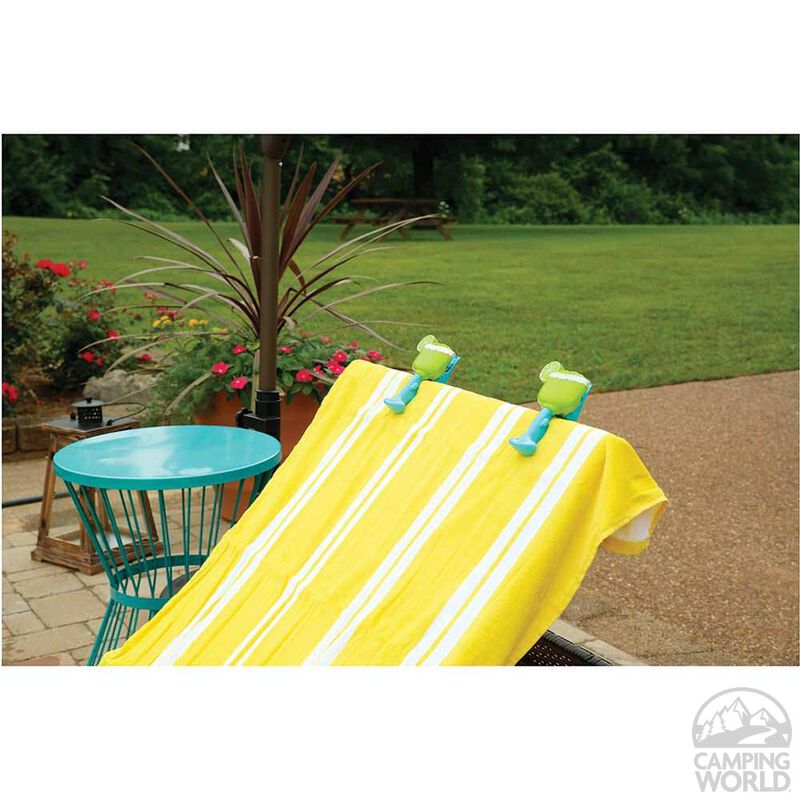Boca Towel Clips, Set of 2, Margaritas image number 2
