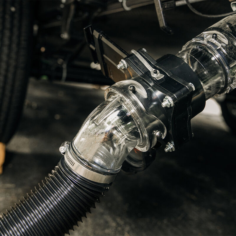 Camco 3" Gate Valve with 3.5" Clear Extension and Cap image number 3