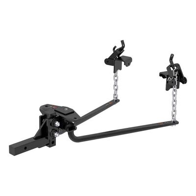 Curt Round Bar Weight Distribution Hitch with Integrated Lubrication, 14K
