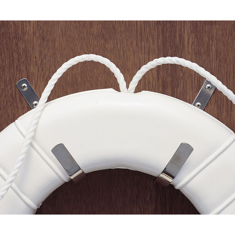 Stainless Steel Life Ring J-Hooks image number 1