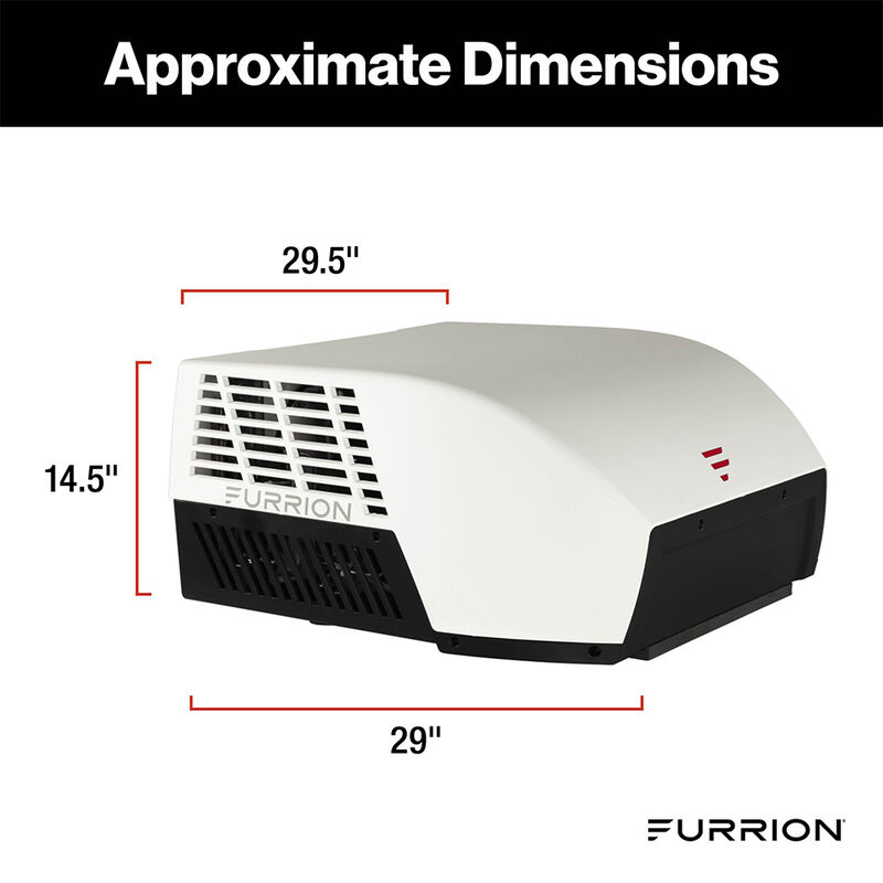 Furrion Chill Cube 18K Variable Speed RV Air Conditioner, Ducted, White image number 4