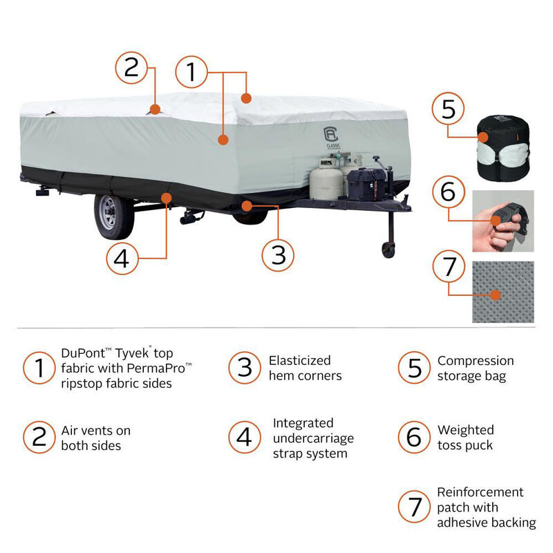 Classic Accessories SkyShield Folding Camper Covers image number 8