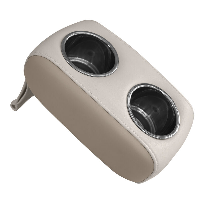 Wise Portable Stainless Double Drink Holder for Pontoon Furniture image number 2