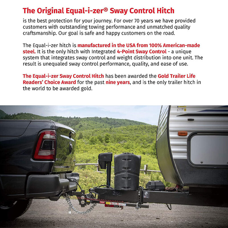 Equal-i-zer Weight Distribution Hitch With 4-Point Sway Control, 16K image number 3