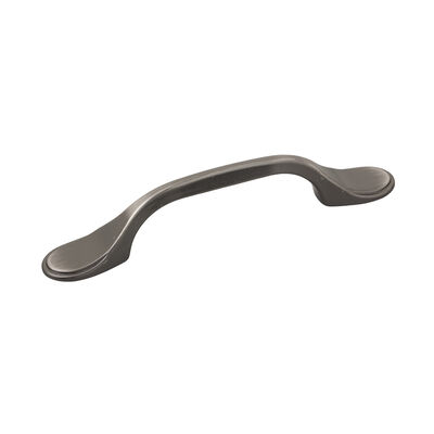 JR Products Designer Cabinet Handle, 5" Wide, Brushed Nickel