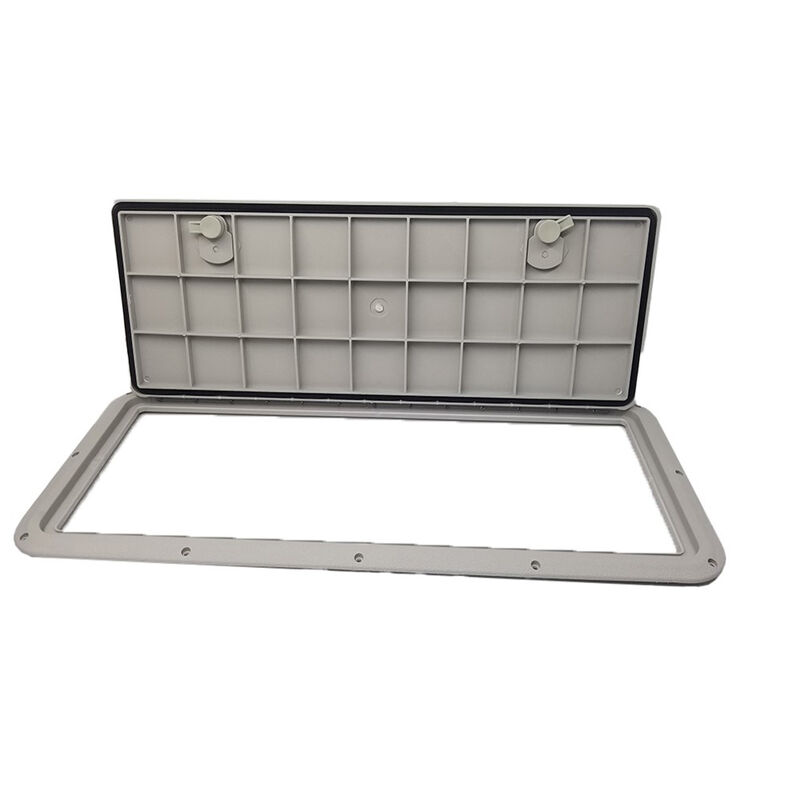 DPI 13" x 30" Flush Series Hatch, Auster Light Gray image number 2