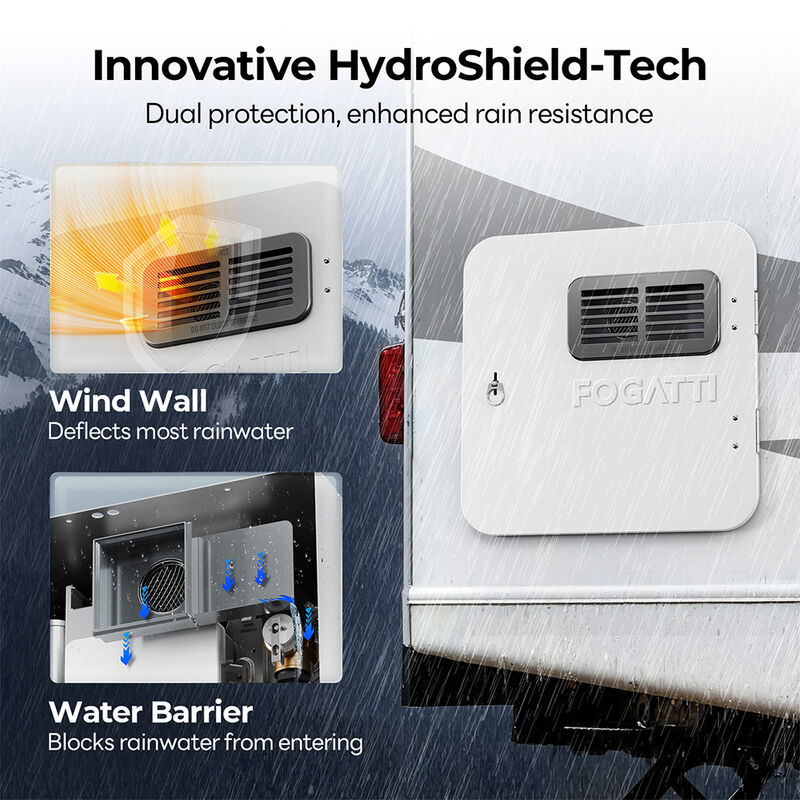 Fogatti InstaShower Ultra 66K BTU RV Water Heater w/ White Trim image number 6