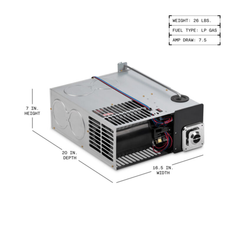 Dometic Essential 30K Furnace DFMDH30121 Doorless Model image number 5