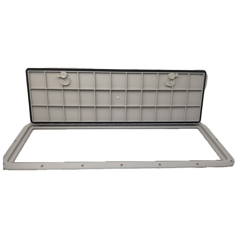 DPI 13" x 36" Flush Series Hatch, Auster Light Gray image number 2