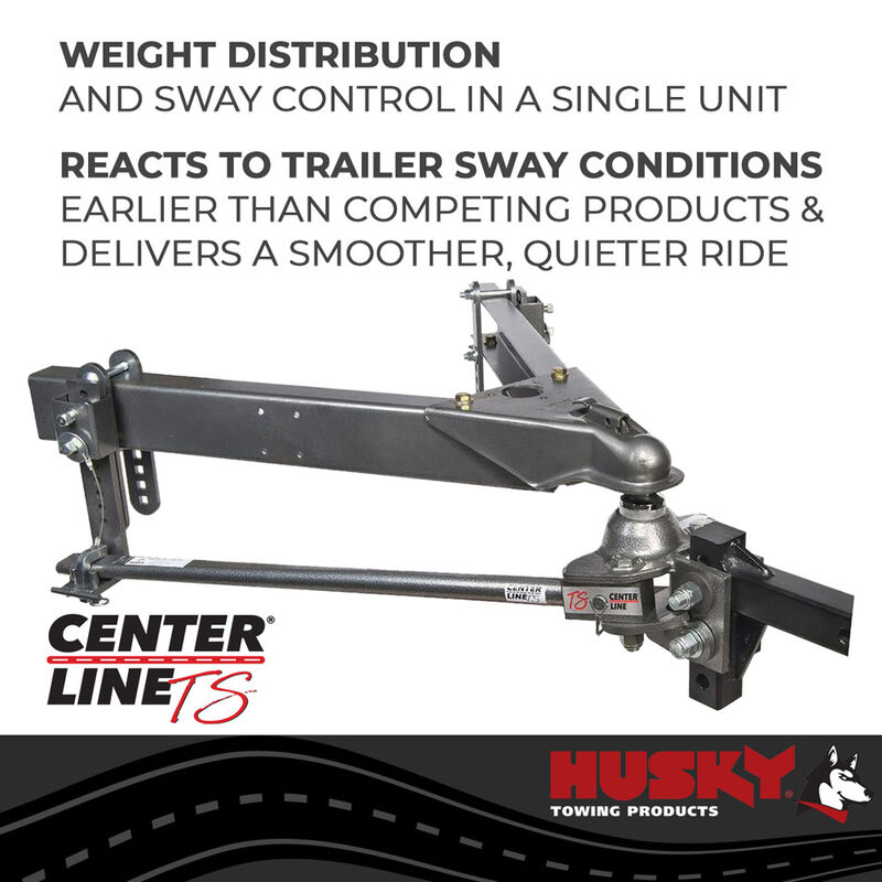 Husky Towing Center Line TS Weight Distribution Hitch - 2" Ball - 6,000lbs image number 2