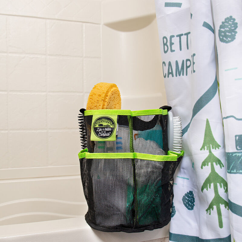 Camco Life is Better at the Campsite Shower Curtain image number 13