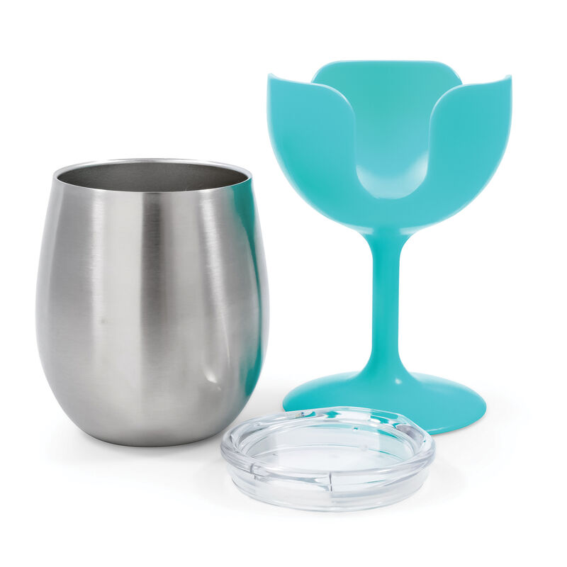 Camco Stainless Steel Wine Tumbler with Removable Stem image number 9