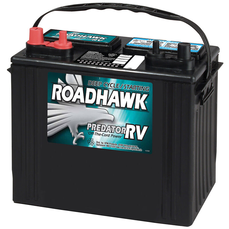 Deka Marine and RV Deep Cycle / Starting 12V Battery, 24 Series image number 1