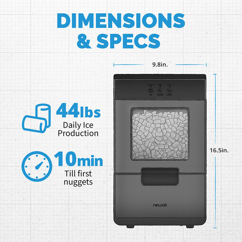 Newair 44-lb. Nugget Countertop Ice Maker image number 2