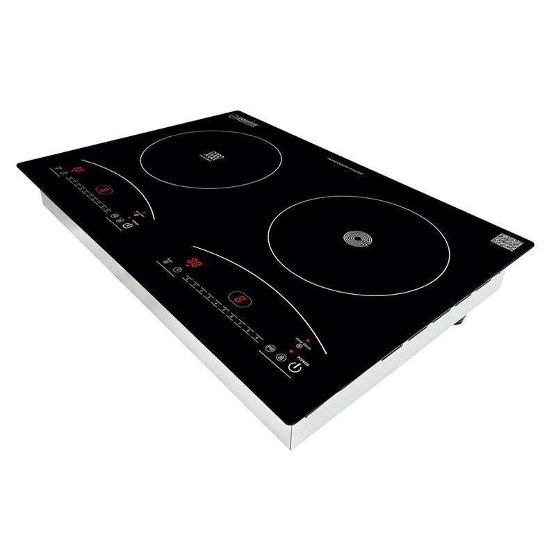 Equator 20" One Induction and One Ceramic Electric Hybrid Cooktop, Black image number 13